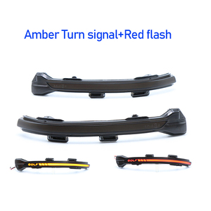 Clignotants LED dynamiques pour VW <span class=keywords><strong>Golf</strong></span> <span class=keywords><strong>7</strong></span> <span class=keywords><strong>7</strong></span>.5 R GTI Sportsvan II E-<span class=keywords><strong>GOLF</strong></span> Ambre + Blanc Bleu Rouge - Product Image 3