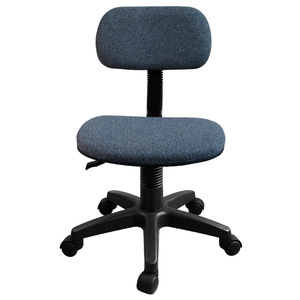 Silla de oficina moderna para sala de estar, sofá, muebles con malla negra completa, sin brazos, respaldo pequeño, silla giratoria para tareas de ordenador de oficina en casa - Product Image 2