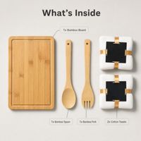 En gros, Planche à fromage en bambou avec 4 couteaux à fromage en acier inoxydable, Coffret cadeau de déménagement, Cadeau de cuisine pour maison neuve et fêtes