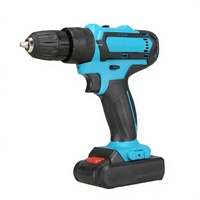 Kit d'outils électriques sans fil professionnels 20V en plastique, 4-en-1, avec moteur sans balais, coffret combiné avec mallette rigide, support OEM personnalisé