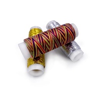 Máquina de rollo de hilo de coser de hilo de poliéster 100% de colores mezclados bordado a mano 200 yardas cada carrete para el kit de costura del hogar.