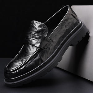 Zapatos Formales de Negocios de Lujo Hechos a Mano en Cuero Suave y Cómodo de Estilo Italiano, Zapatos de Boda de Alta Calidad, Tendencia de Moda, Flexibles - Product Image 3