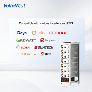 Hệ thống lưu trữ pin Lifepo4 VoltaNest 64KWH 80KWH 96KWH 112KWH 100KWH, lắp đặt trên giá đỡ, điện áp cao, pin Lithium-ion, dùng cho thương mại - Product Image 5