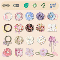 Mini chouchou 100% soie de mûrier, petit élastique pour cheveux, accessoires capillaires en soie pour le soin des cheveux, vente en gros