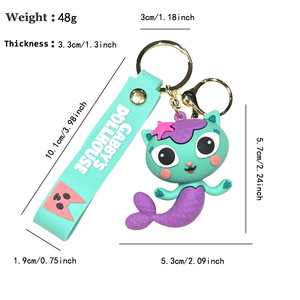 Llavero <span class=keywords><strong>de</strong></span> PVC 3D con diseño <span class=keywords><strong>de</strong></span> animal <span class=keywords><strong>de</strong></span> la <span class=keywords><strong>casa</strong></span> <span class=keywords><strong>de</strong></span> muñecas <span class=keywords><strong>de</strong></span> <span class=keywords><strong>Gaby</strong></span>, ecológico, promocional, para llaves <span class=keywords><strong>de</strong></span> coche, diseño <span class=keywords><strong>de</strong></span> dibujos animados, tendencia <span class=keywords><strong>de</strong></span> moda - Product Image 6