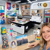 Imprimante jet d'encre UV industrielle haute performance RC-6090Pro format A1 60x90cm multifonctionnelle à plat portable haute vitesse