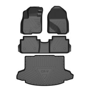 <span class=keywords><strong>Tapis</strong></span> de voiture pour <span class=keywords><strong>Honda</strong></span> <span class=keywords><strong>CRV</strong></span> Imperméable TPE Noir <span class=keywords><strong>Tapis</strong></span> de sol Personnalisé - Product Image 3