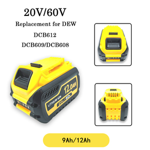 Batterie de remplacement 20V/2Ah DCB206/DCB205/DCB204/DCB202 compatible avec les outils de perçage à percussion DEW - Product Image 1