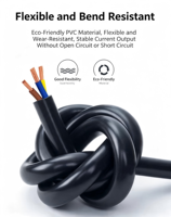 Kabel Tembaga Tahan Api Chengtiantai ZC RVV 1/1.5/2.5/4/6/10mm2 2 3 Inti Fleksibel untuk Ekstensi Daya
