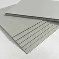 Carton gris en gros 1MM 2MM 3MM Feuilles de carton gris A3 A4 A5 4K 8K