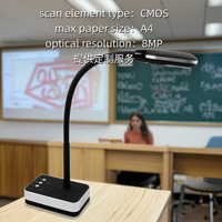 ELOAM VH800AF 8MP A4 CMOS Scanner de documents pliable à plat Caméra Enregistreur vidéo Interface USB Noir 1S Garantie 1 an En stock