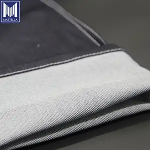 Lavado ácido denim stretch de punto tela de algodón dongguan fabricantes para pantalones de vestir