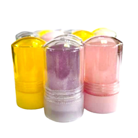 Bloc d'alun de potassium blanc cristallin solide en gros, produit chimique sans alcool à 0 %, barre d'alun Phitkari unisexe pour déodorant