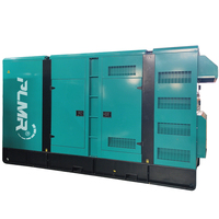 Générateur diesel silencieux à capot de 350 kW, contrôleur intelligent, ATS, commutateur de transfert automatique, groupe électrogène de secours commercial