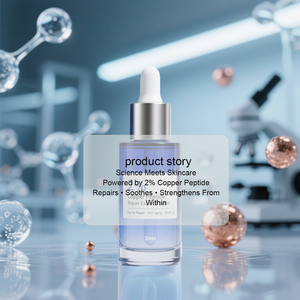 Tonique Peptidique de Cuivre Fermenté Marque Blanche Anti-Âge Apaisant, Essence <span class=keywords><strong>Visage</strong></span> Hydratante 2% GHK-Cu, Sérum Réparateur Cutané, Usine de Toniques - Product Image 2