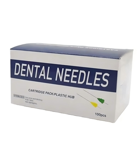 Nouveauté Aiguilles dentaires avec cartouche et moyeu en plastique 27G 30G Aiguille d'irrigation dentaire jetable pour l'anesthésie - Product Image 1