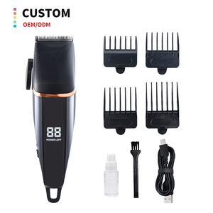 Cortadora de Pelo Inalámbrica Profesional con Pantalla LED, Recargable por USB, Recortadora de Pelo Eléctrica, Máquina de Cortar Pelo para Hombre - Product Image 1