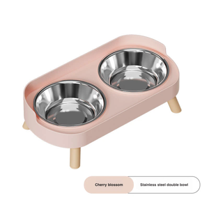 Bol de voyage en céramique pour <span class=keywords><strong>chien</strong></span> Snows Paws, écologique, imperméable, motif solide, double design, durable, résistant aux chutes, protection <span class=keywords><strong>du</strong></span> cou - Product Image 6