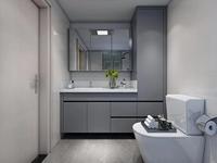 Meuble-lavabo de salle de bain sur mesure WQ, style moderne, avec armoires basses et miroirs pour appartement