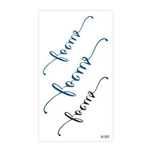 <span class=keywords><strong>Tatuajes</strong></span> Temporales de Papel Vintage, Pequeños, Lindos, Negros, de Larga Duración, para Mujeres, Hombres, Niños y Niñas, para Cara, Cuerpo, Dedos, Manos - Product Image 6