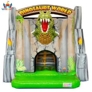 Castillo Inflable Comercial con Temática de Jurassic World, Material de PVC, 5.3x4x4.1m, Marca WINWAYTOYS, en Venta - Product Image 2