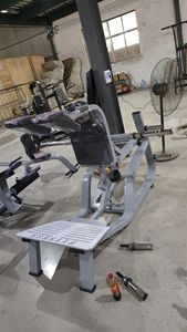 Machine à Squats Hack, <span class=keywords><strong>Presse</strong></span> à Jambes à Charge de Plaques pour l'Entraînement de la Force des <span class=keywords><strong>Quadriceps</strong></span> et des Fessiers, Équipement de Gym Commercial - Product Image 3