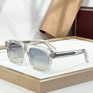 JM <span class=keywords><strong>YVES</strong></span> 56-19-146 Lunettes de soleil de haute qualité pour hommes, lunettes de soleil classiques à la mode pour femmes, monture de luxe, lunettes de soleil de marque, UV400 - Product Image 3