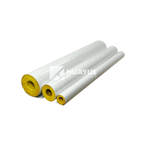 Isolation de tuyaux en laine de verre gainée ASJ pour tuyaux en cuivre, acier et <span class=keywords><strong>PVC</strong></span>, matériau d'isolation thermique - Product Image 2