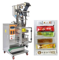 Machine d'emballage automatique de sachets de sauce chili avec des sacs en plastique/papier et des pochettes pour les applications alimentaires et chimiques