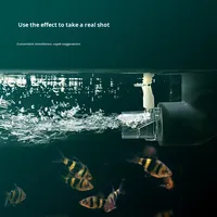 Diffuseur d'oxygène pour aquarium, filtre de sortie d'oxygène, tuyau de filtration, oxygénation sans électricité, volume d'air réglable, ajout d'oxygène