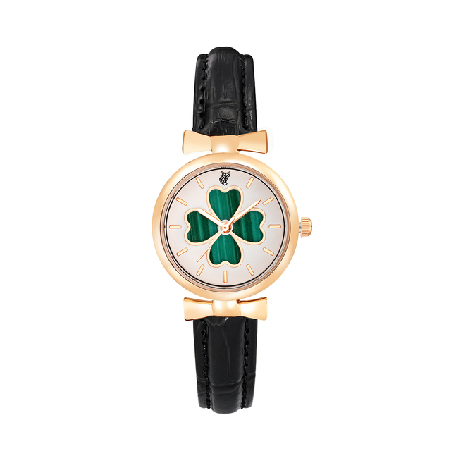 Tomi Luckyfox L48 Factory Price Women's Watches Quartz Wristwatches Premium Clover Hollow Design Bulk Buying Leather Band Watch