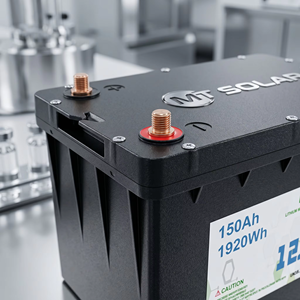 Batterie LiFePO4 Lithium-Ion 12,8V 150Ah 1,92kWh avec BMS 4S100A – Remplacement pour batteries au plomb, stockage d'énergie domestique - Product Image 4