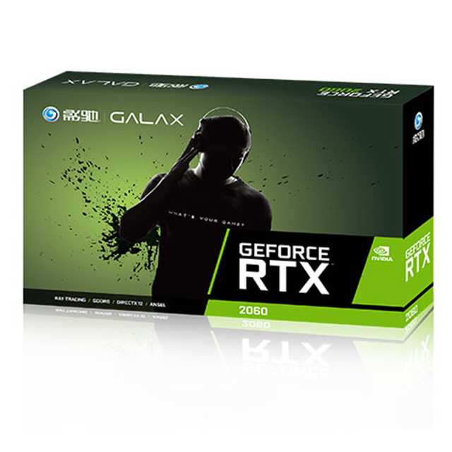 Used GALAX GeForce RTX 2060 6G Graphics Card with GDDR6 192 Bit Memory RTX 2060S 2070 2070S 2080 2080S 2000 Series Gaming GPU