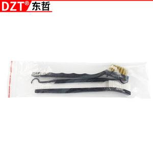 Dzt Wire Brush Set 3pc Steel Copper Stainless Steel Bristle Cleaning <b>Tool</b> For Hardware Maintenance - Product Image 5