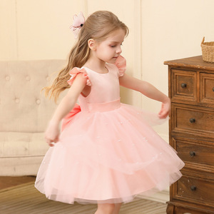 Robe de princesse moelleuse personnalisée pour filles, vente en gros d'usine, nouveau style été 2026, pour fêtes et célébrations - Product Image 6