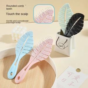 <span class=keywords><strong>Cepillo</strong></span> para el Cabello de Alta Calidad con Logotipo Personalizado para Mujer, Multicolor, Antiestático, Mango de ABS, Dientes Suaves para Masaje - Product Image 3