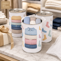 Emballage personnalisé en tube de papier kraft rond pour vêtements, boîte cylindrique en carton avec couvercle, boîte cadeau textile écologique
