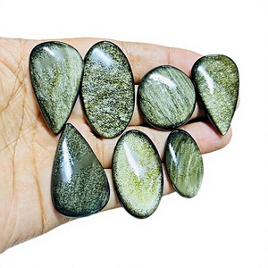 Piedra suelta pulida de cristal de obsidiana dorada natural al por mayor para equilibrio energético curación espiritual y meditación - Product Image 1