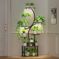 Support de Plantes Métallique Nordique Moderne, Support de Pot de Fleurs de Bureau Écologique 3-6L pour Décoration d'Angle et Présentation de Gâteaux de Mariage