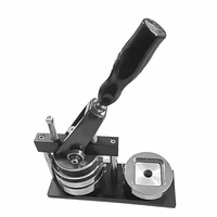 Mesin Pembuat Tombol DIY 50*50mm Bentuk Persegi