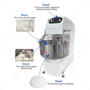 OCEAN Industrial Amasadora De Harina Máquina Amasadora De Masa 15l 60l 100l 150l Mezclador De Masa De Galletas De Alta Resistencia - Product Image 3