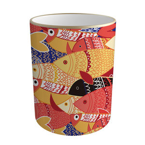 Vaisselle lunatique en porcelaine dorée avec <span class=keywords><strong>poisson</strong></span> nageant à travers un ensemble complet d'assiettes et de bols, ensembles de tasses et de soucoupes, tasse - Product Image 5