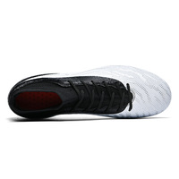 Chaussures de football unisexes personnalisées PONERAIT FTS-30, tige en PVC, semelle en caoutchouc pour terrain gazonné extérieur, automne