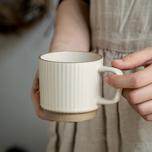24oz Cheap Logo White Elegant <b>Gift</b> Custom Embossed Ceramic Cup Stoneware <b>Coffee</b> Mugs - Product Image 3