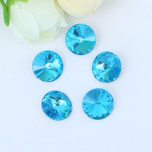 Strass ronds en cristal 8-18mm à dos plat pour nail art et décorations DIY – Vente en gros - Product Image 2