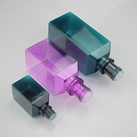 Nouvelle bouteille en plastique PETG de luxe personnalisée 60/250/400 ml pour shampoing et bain avec bouchon à vis électro-plaqué
