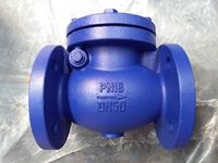 Clapet anti-retour en fonte ductile à commande manuelle, type à bride, pour applications à haute température (eau, gaz, huile)
