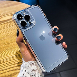 Cao rõ ràng TPU điện thoại trường hợp <span class=keywords><strong>iPhone</strong></span> 13 Pro Max chống sốc không gian thiết kế in ấn tương thích - Product Image 4