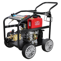 Nettoyeur Haute Pression Diesel de Qualité Commerciale 150 Bars, Nettoyeur à Jet d'Eau Puissant Portable pour Utilisation sur Véhicules