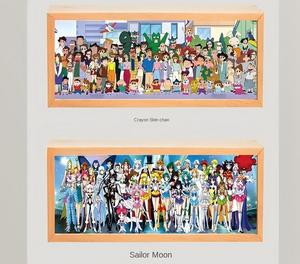 Collection complète de séries d'anime, œuvres d'art 3D, boîtes à lumière en plastique, cadres photo, ornements décoratifs, cadeaux artisanaux, Zhejiang - Product Image 5